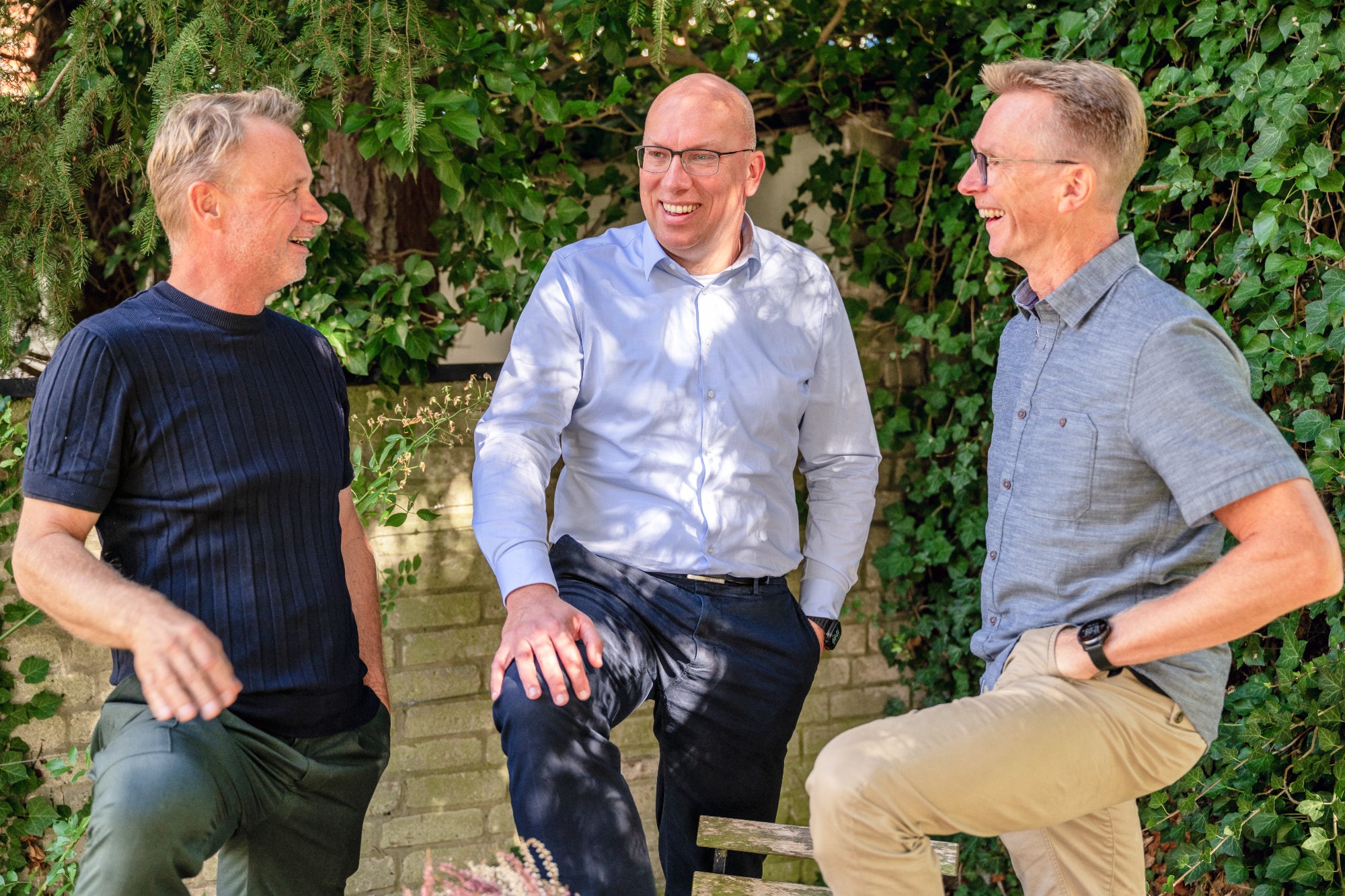 Die Partner Michael Wormuth, Marko Bantin und Claus-Peter Lamp